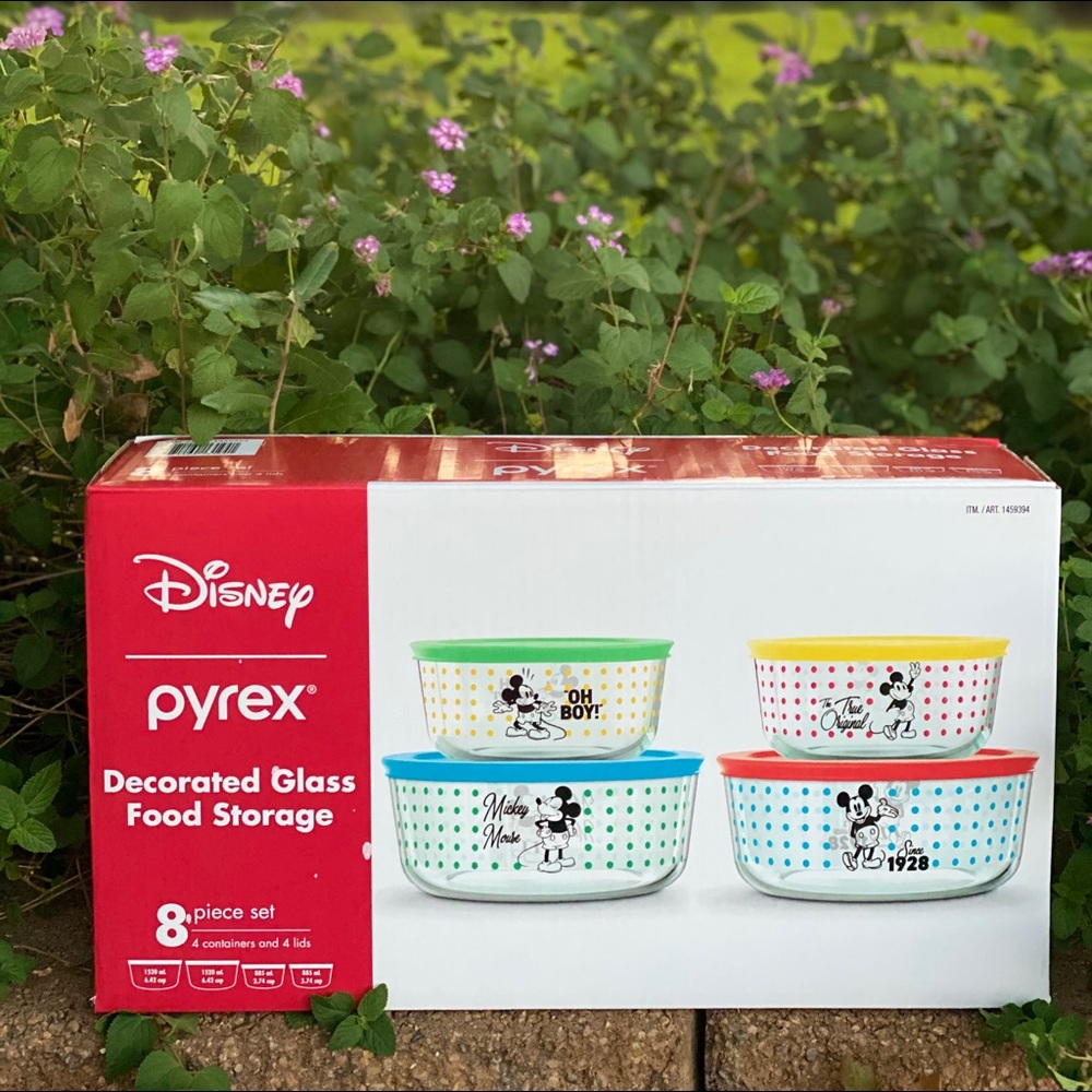 Disney pyrex glass food storage